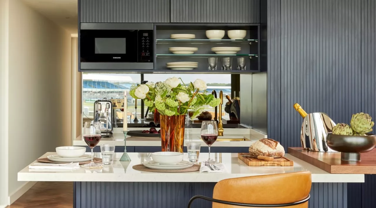 Kitchen and dining area