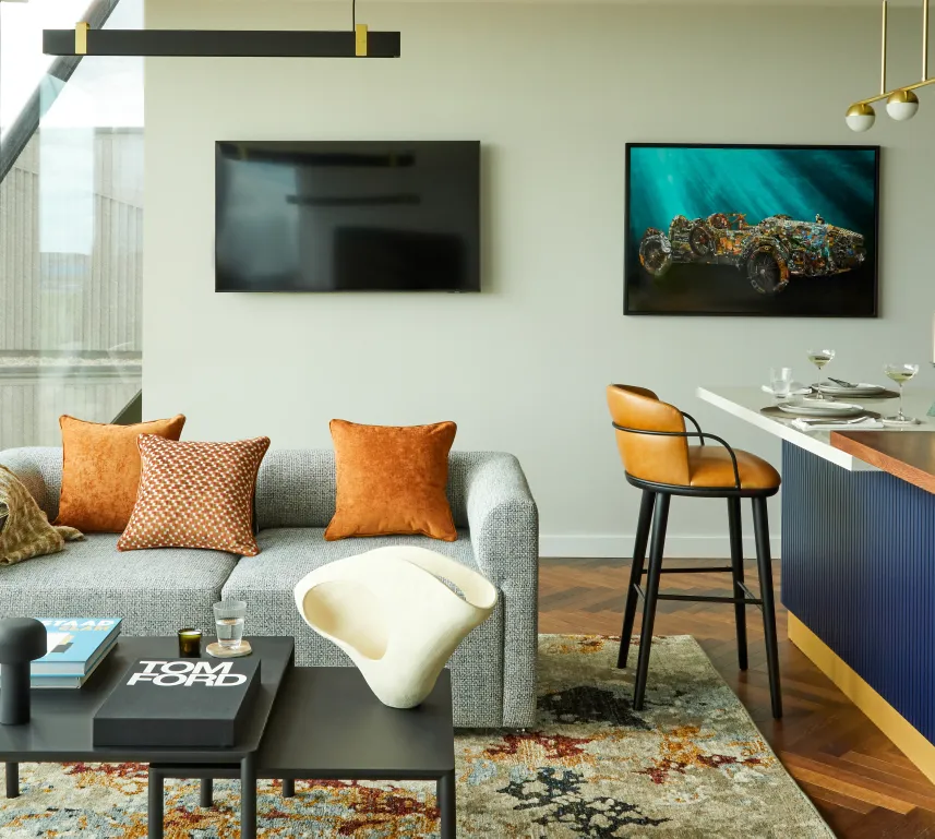 Residence Living Area - Escapade Silverstone