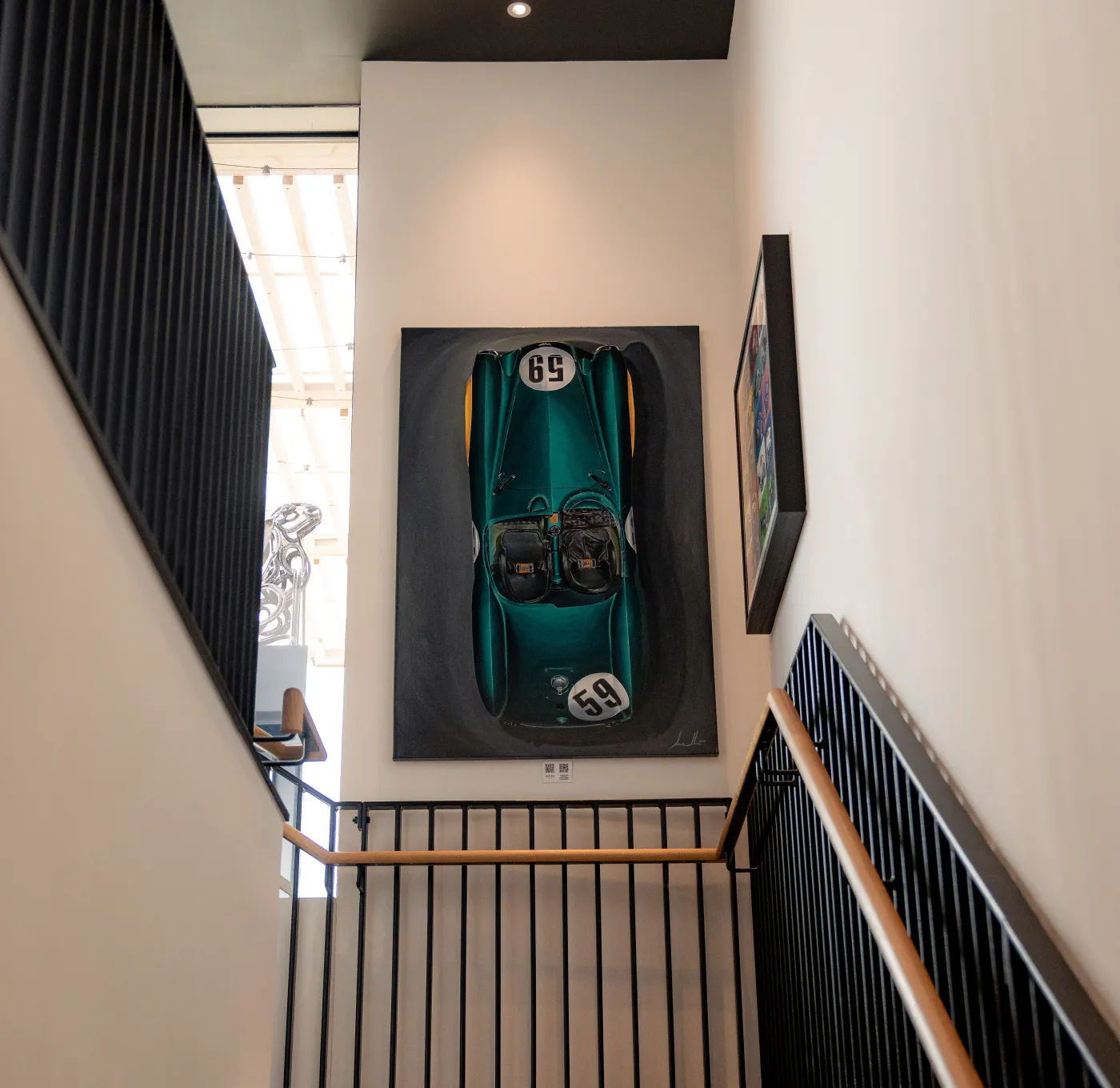Aston Martin DB3S Aerial Portrait by Ana Herrero